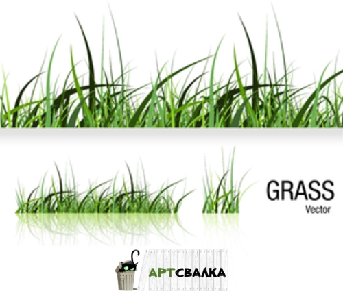 Векторная трава клипарт  | Vector grass clipart